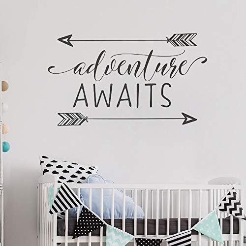 Tianpengyuanshuai Adventure waiting vinyl wall decal nursery removable wall sticker decoration 52X30cm