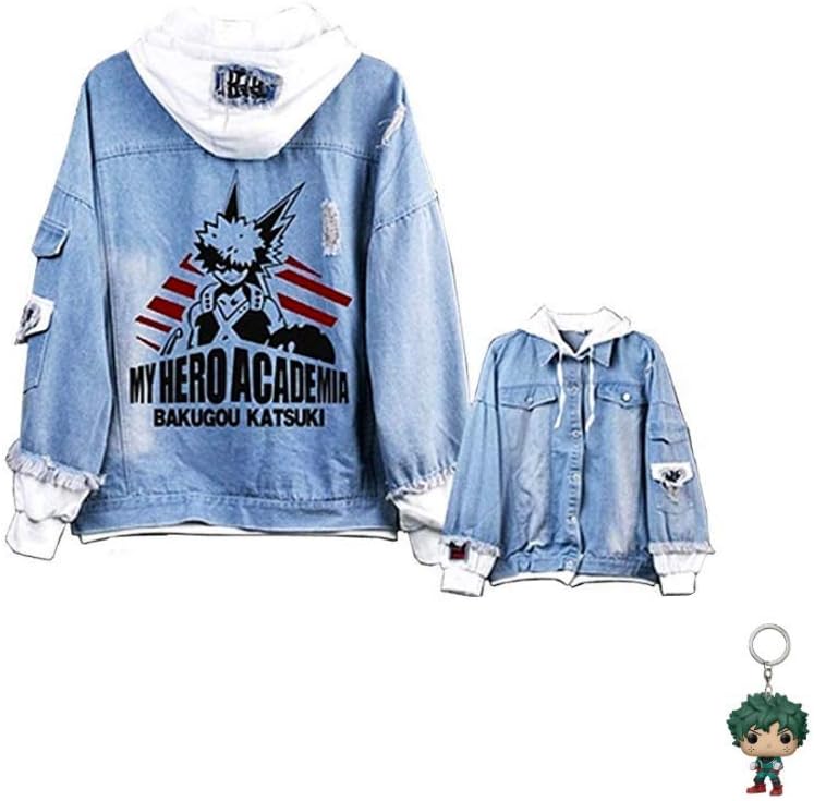 Boku No Hero Academia My Hero Academia Izuku Midoriya Hoodies Suit Jacket Denim