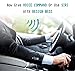 Besign BK02 Bluetooth 5.0 in-car Speakerphone, Wireless Car Kit for Hands-Free Talking & Music Streaming, Connect Two Phones, Auto On Off
