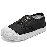 CIOR Kids Canvas Sneaker Slip-on Baby Boys Girls Casual Fashion shoes(Toddler/Little Kids)