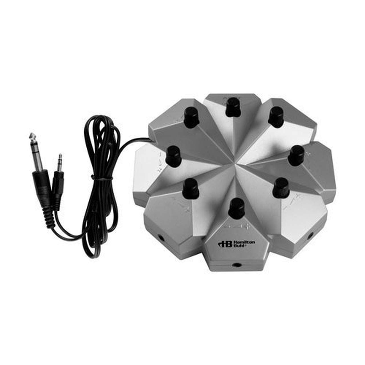 HamiltonBuhl 8 Position 3.5 mm Stereo Junction Box with Individual Volume Controls