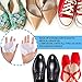 Metatarsal Pads, Toe Separator, Ball of Foot Cushions (4 PCS White)，New Material， Forefoot Pads Cushions, Toe Spacers, Breathable & Soft Gel, Best for Diabetic Feet, Blisters, Forefoot Pain.