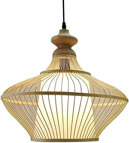 LJA Lights for Wall,Sconce Creative Bamboo Lantern Pendant Lights Adjustable Chandelier Different Lamp Bones Thin Strips Needs Wall Lights,Wall Mounted Lights,Bamboo-45x40cm