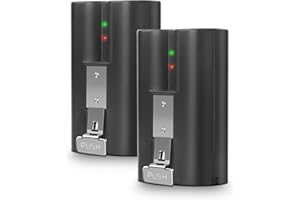 AMITYKE 2Pack Replacement for Ring Battery Compatible with Ring-Doorbell-Camera 2/3/4/3plus, Stick Up Camera (2nd and 3rd Gen), Also for Spotlight Cam and Peephole Cam, Rechargeable 3.65V 6040mAh Battery