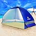BATTOP Pop Up Beach Tent Camping Sun Shelter Outdoor Automatic Cabana 2-3 Person Fishing Anti UV Beach Tent Beach Shelter, Sets up in Seconds (Darkblue)