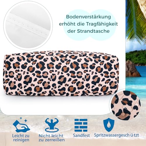 benpen Beach Bag Swimming Bag Women's Waterproof Large with Zip Swimming Pool Bag Large Family Shopping Bag Foldable Shoulder Bag Carry Bag Shopping Bag Travel Bag