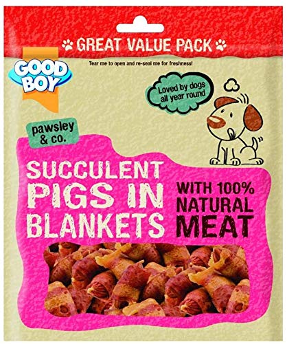 GoodBoy *NEW* 320G VALUE PACK SUCCULENT PIGS IN BLANKETS NATURAL MEAT DOG TREATS