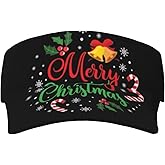 Xmas Sun Sports Visor Hats Men Women Christmas Holiday Caps