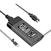 LZUMWS New Slim 65W USB C Charger for HP Laptop Compatible with EliteBook/Envy x360/Pavilion/ProBook/Chromebook/Elite x2 20V 3.25A AC Adapter Replacement Power Cord