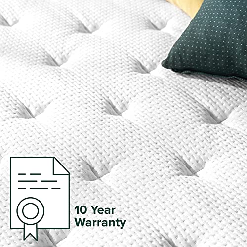 ZINUS 10 Inch Support Plus Pocket Spring Hybrid Mattress / Extra Firm