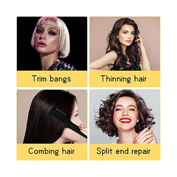 Hair-Razor-Comb-Hair-Cutting-Comb-Double-Side-Hair-Cutter-with-Blades-Hair-Thinning-Comb-for-Men-Women-Hair-Trimmer-Haircut-Scissors-Hair-Cutting-Tool-for-Thin-Thick-Hair-Cutting-and-Styling Hair Razor Comb, Hair Cutting Comb Double Side Hair Cutter with Blades Hair Thinning Comb for Men Women, Hair Trimmer…