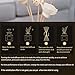 Whaline 120 Pieces Reed Diffuser Sticks Wood Oil Rattan Diffusers Replacement use with Hosley Diffuser Glass Bottles, Diffuser Refills, Spa, Aromatherapy (24 cm / 9.45 inches)