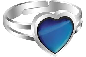 FOECBIR Mood Ring Color Rings Adjustable Size The Decorations