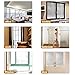 Housolution Refraction Privacy Window Films, No-glue Static Privacy PVC Window Films Non-adhesive Frosted Glass Sticker Heat Control Anti UV Protective Cover for Home, Diamond Cutting (78.7 x 17.7 IN)