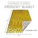 Emergency Blanket – (6-Pack), 63″ x 82″. Two-Sided Extra Large Mylar Survival Blanket for Marathons, Camping, Outdoors, First Aid Kits, Survival Kit, Car Emergency Kitthumb 4