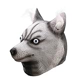 Ylovetoys Novelty Dog Costume Mask Latex Animal Head Mask