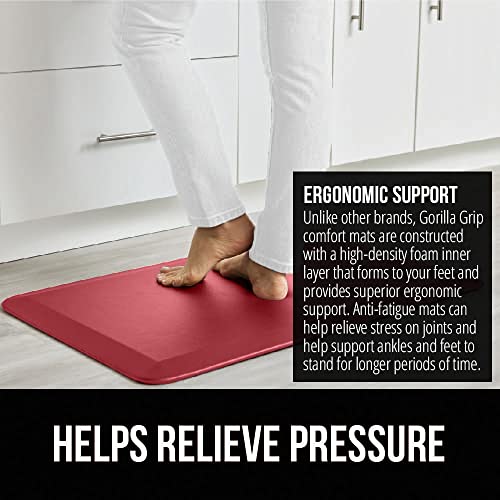 Gorilla Grip Anti Fatigue Standing Desk Mat, Thick Cushioned Kitchen