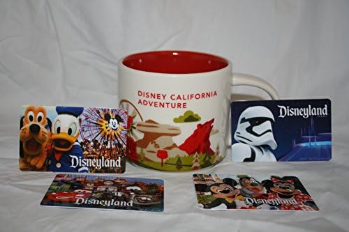 California Adventure Disneyland Starbucks You Are Here Disney series + BONUS Disneyland souvenir card (Cal Adventure)