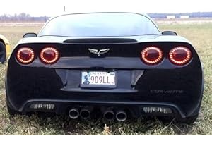 EAGLE EYE LIGHTS C6 Corvette Eagle Eye LED Halo Tail Lights