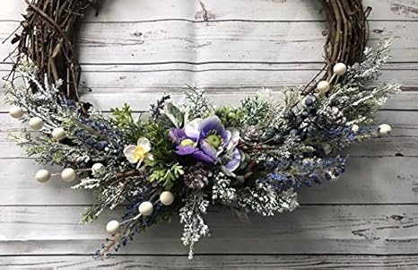 Amazon クリスマスリースドアhangingクリスマス冬の装飾ハンドメイド 黄麻布パインツリーモダンデザイン インテリア オンライン通販