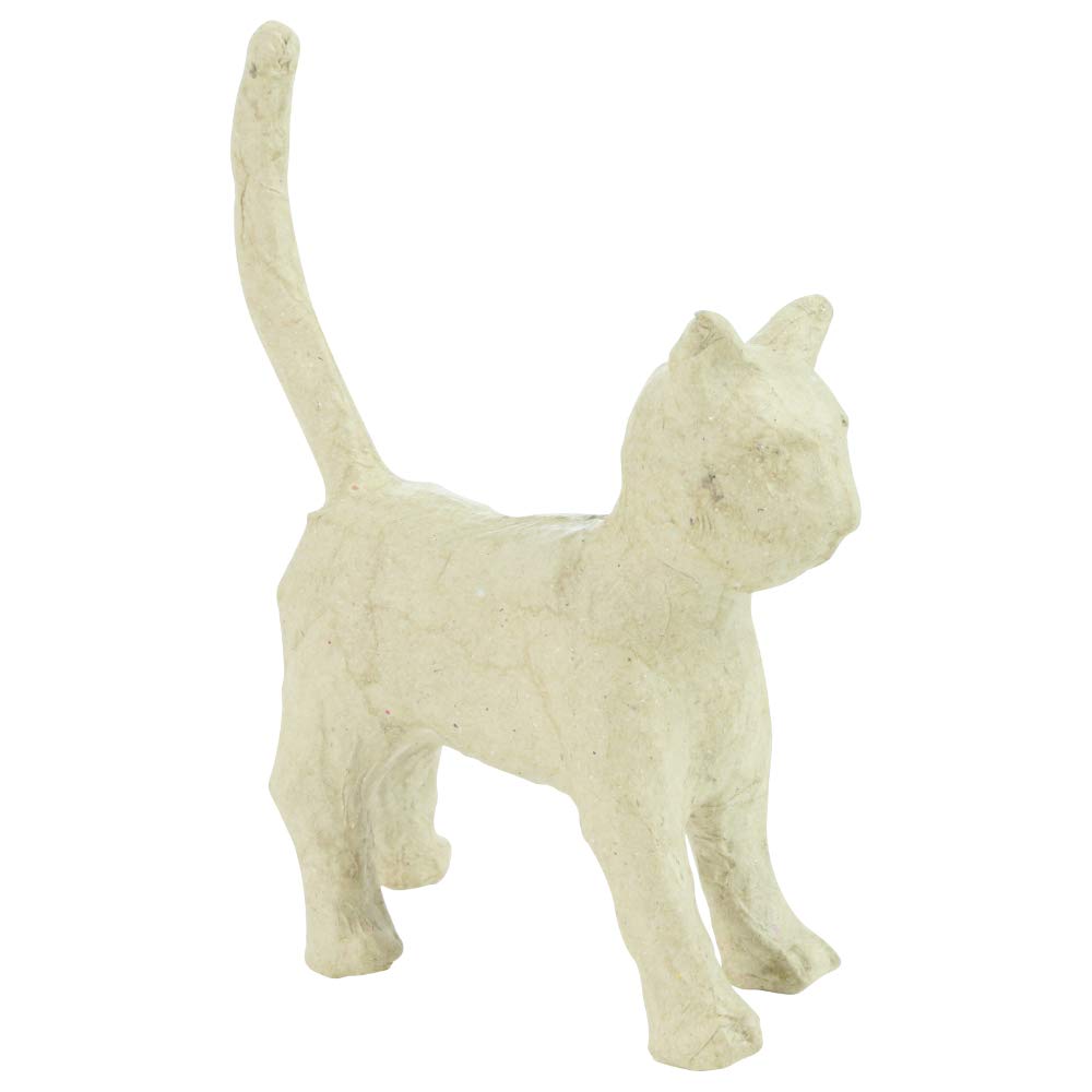 Décopatch Small Standing Cat Mache — image 1