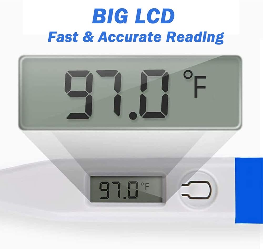 KMOOL Measure Device with Large Lcd Fast Reading, Digital Tharmomitor For Any Ages, 3 Packs: Clothing
