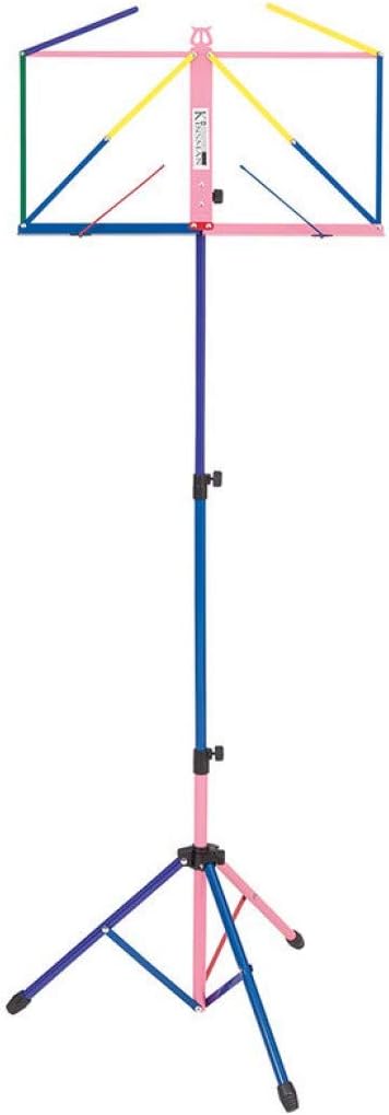 KINSMAN PREMIUM SERIES MUSIC STAND AND BAG - MULTICOLOUR (OPS55M), H44, W23, D42cm