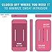 Mediabridge™™ Armband for iPhone 6S / 6 - Includes 3 Silicone Case Colors (Clear, Pink & Blue) - Fits 11