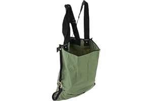 Kuuleyn Harvest Apple Picking Bag,Fruit Picking Bag,Green Double Buckle 600D Oxford Cloth Adjustable Harvest Garden Apron Fruit Storage Apron Pouch for Outdoor Orchard