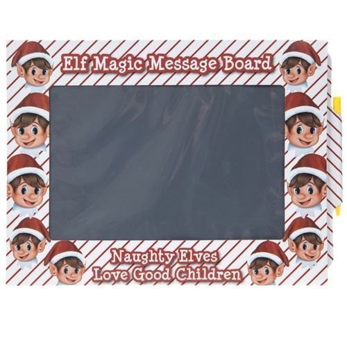 Elf Magic Message Board Magic Slate Message Board Naughty Elves Xmas Kids Decoration