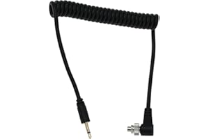 YINETTECH 1 PC 2.5mm to CL-PC Sync Socket Flash Cable 30-100cm for Camera Flasher