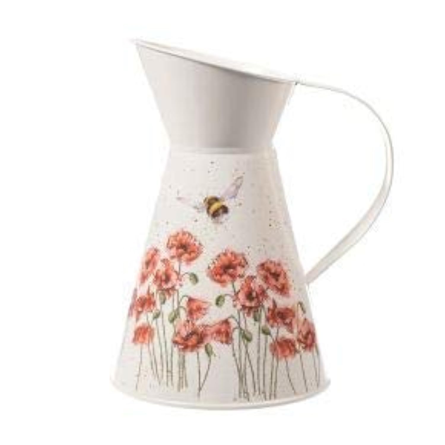 Wrendale Designs by Hannah Dale - Flight of The Bumblebee Bee Flower Jug - 170mm by 250mm