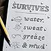 Rite in the Rain Weatherproof Binder Kit: Black Cordura® Cover, Black Binder, 50 Sheets Gray Universal Loose Leaf, Weatherproof Pen (No. 7200B-KIT)