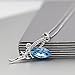 FANSING Blue Crystal Necklaces for Women