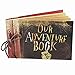 EEIEER Scrapbook album, Photo Albums DIY Family Handmade Self-adhesive Albums Our Adventure Book for Store Present Anniversary Wedding Guest Book Vacation Memories