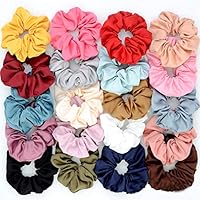 Hair Scrunchies,Elastic Hair Bands for Girls Women,Cute Sweet Girl Elastic Hair Band,Hair Bow Ribbon Ponytail Holder,Hair Scrunchy Bobbles Soft Hair Bands Ties Headband