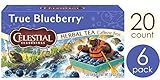 Celestial Seasonings True Blueberry Herbal Tea, 20 Count (Pack of 6)