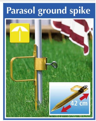 STEEL UMBRELLA SAND/DIRT/GRASS SPIKE