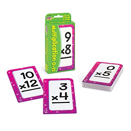 Trend Enterprises Multiplication Pocket Flash Cards