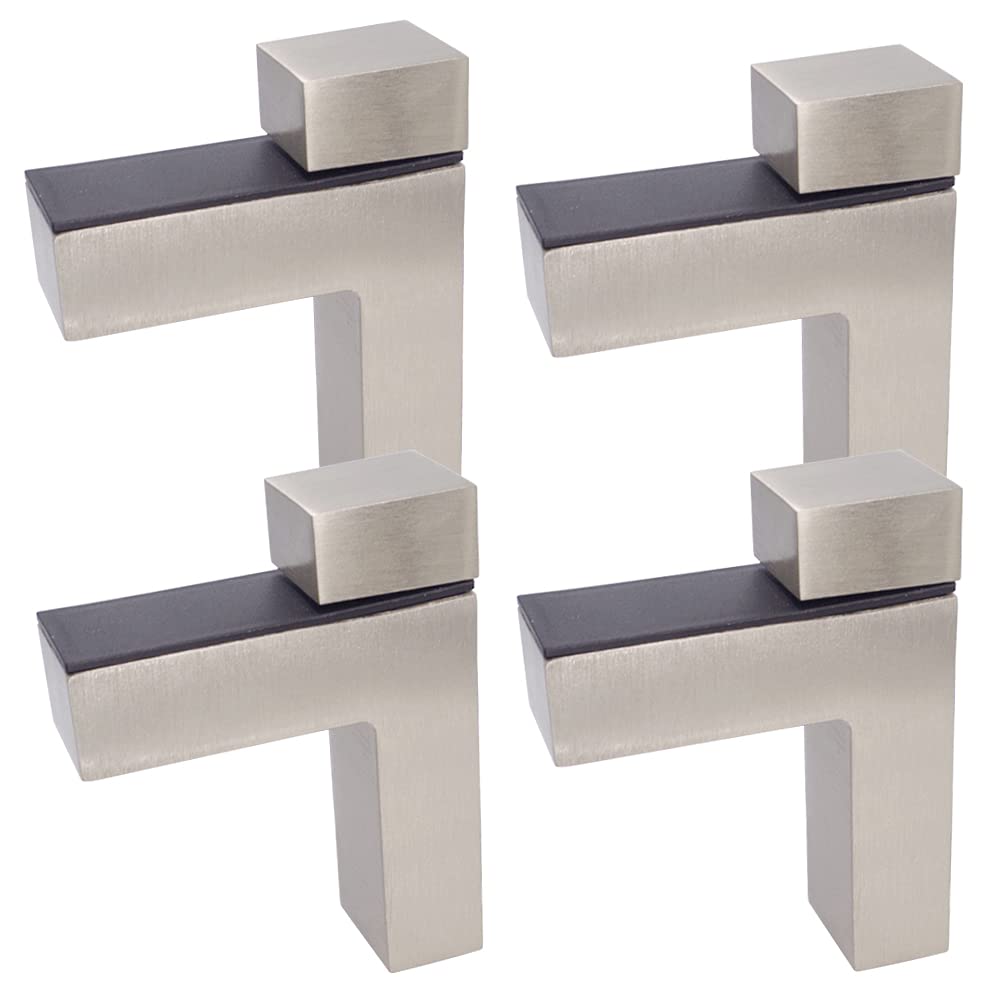 Wolfride Glass Shelf Brackets Adjustable 4PCS Glass Shelf Mounting Brackets Glass Shelf Wall Brackets