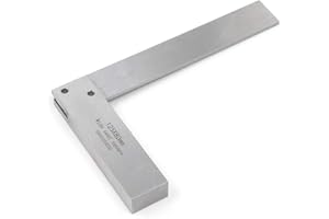 T TULEAD Tulead Steel Machinist L-Square Ruler 125x80mm/4.92"x3.15" - Precision Engineer Square for Woodworking & Machinists