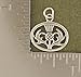 Corinna-Maria 925 Sterling Silver Oval Scottish Thistle Charm