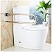 CERCHIO Toilet Grab Bars Handicap Rails Flip-Up Bathroom Grab Bar Stainless Steel Safety Handrail Support U-Shaped Shower Assist for Elderly Disabled 30 Inch
