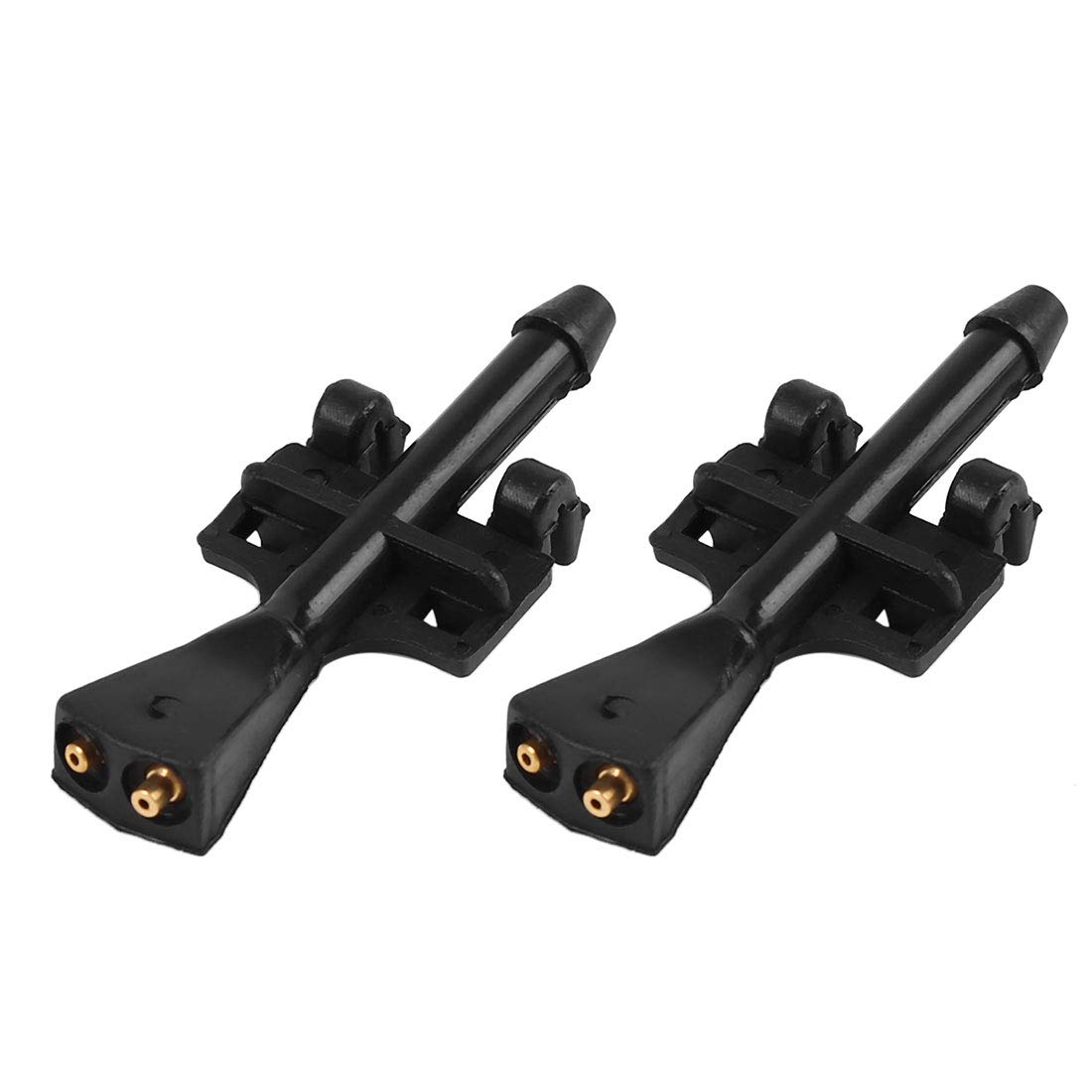 X AUTOHAUX 2pcs Front Windshield Wiper Washer Jet Nozzle 93387764 for V auxhall