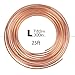 LEDKINGDOMUS Copper Nickel 25 Ft. Roll Coil of 3/16