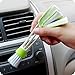Mini Duster for Car Air Vent, 1PC Window Blind Brush Dust Cleaner Keyboard Dust Collector Window Shades Blinds Jalousie Shutter Cleaners (White)