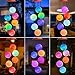 Topspeeder Wind Chimes Crystal Ball Solar Wind Chimes Color-Changing Outdoor Waterproof Wind Mobile Led Solar Powered Wind Chimes Outdoor Decor, Yard Decorations