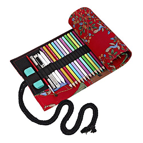 Fantastic_008 colored pencil floral print bag holder wr…