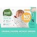Seventh Generation Baby Diapers for Sensitive Skin, Plain Unprinted, Newborn, 144 Count (Packaging May Vary)