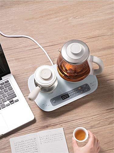 WSJTT Multi-Use bollitore elettrico in vetro borosilicato tè e caffè e di base di controllo programmabile Pannello… - immagine 4